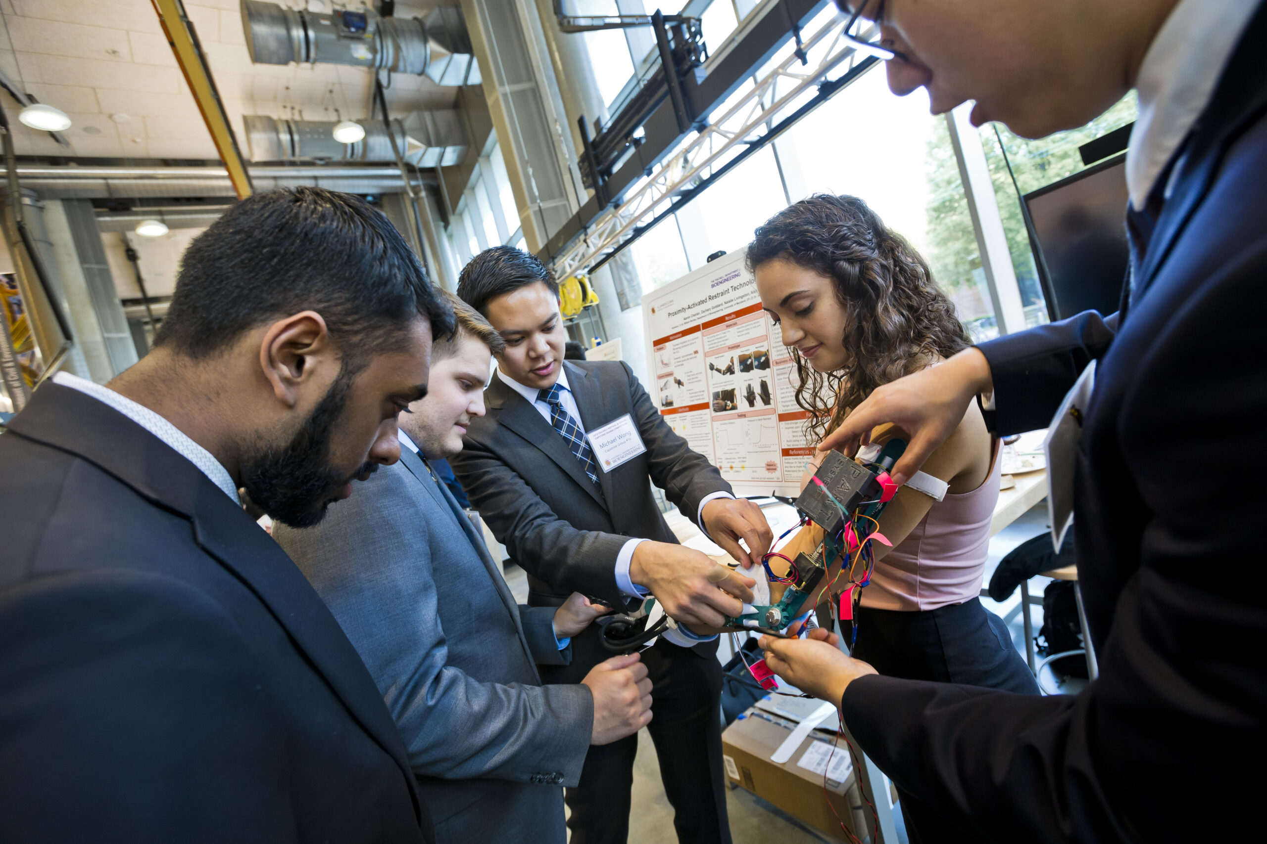 Leidos Innovation Lab Student Competition in A. James Clark Hall.